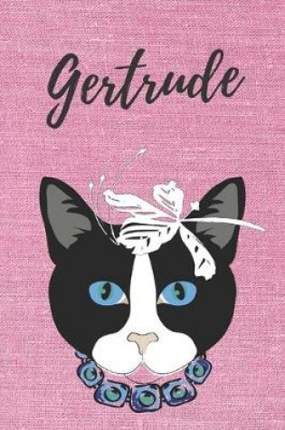 Cover of personalisiertes Notizbuch Katze / Notizheft / Journal / Malbuch / Tagebuch / Kritzelbuch / DIN A5 / Geschenk Gertrude