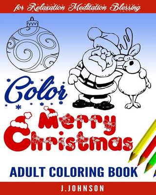 Book cover for Color Merry Christmas