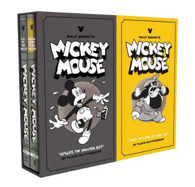 Book cover for Walt Disney's Mickey Mouse Gift Box Set: Outwits the Phantom Blot and Lost in Lands Long Ago