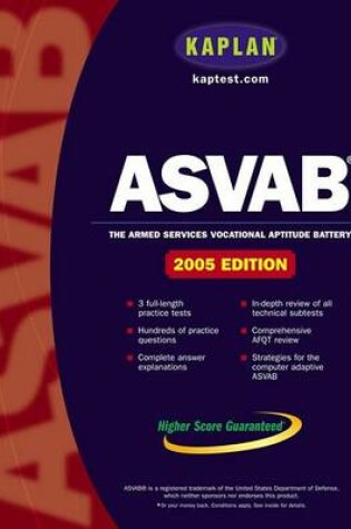 Cover of Kaplan Asvab 2005