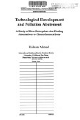 Cover of Technological Development and Pollution Abatement