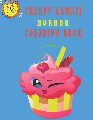 Book cover for Creepy Kawaii Horror Coloring Book