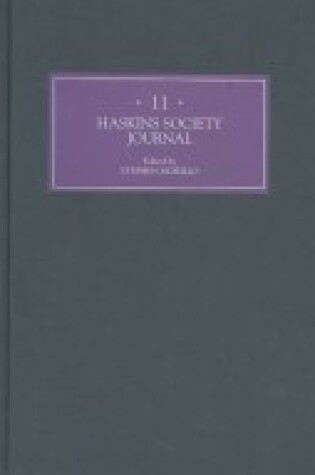Cover of The Haskins Society Journal 11
