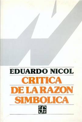 Cover of Critica de La Razon Simbolica