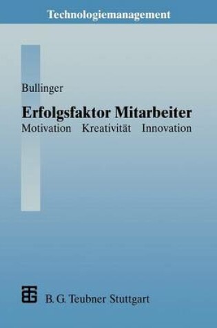 Cover of Erfolgsfaktor Mitarbeiter