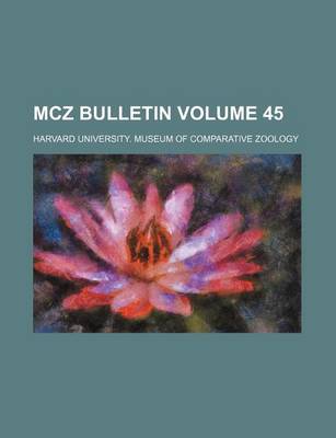 Book cover for McZ Bulletin Volume 45