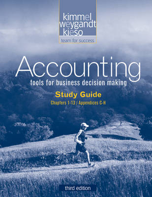 Book cover for Study Guide Volume I to Accompany Accounting, 3r.ed