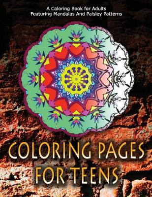 Book cover for COLORING PAGES FOR TEENS - Vol.6