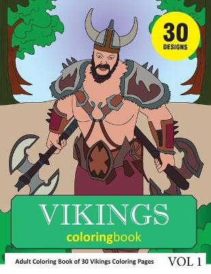 Book cover for Vikings Coloring Book