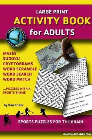 Cover of Large Print Activity Book for Adults