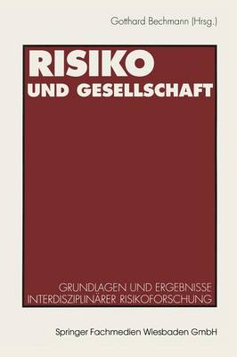 Book cover for Risiko und Gesellschaft