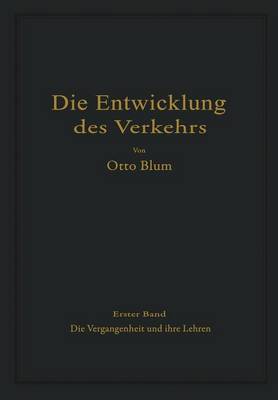 Book cover for Die Entwicklung Des Verkehrs