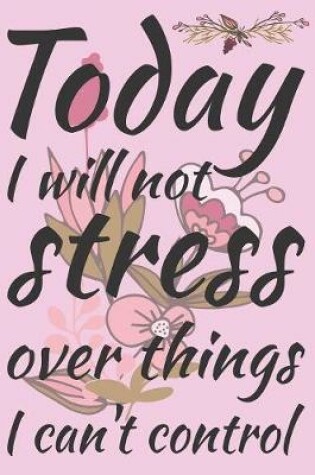 Cover of Today I Will Not Stress Over Things I Can't Control