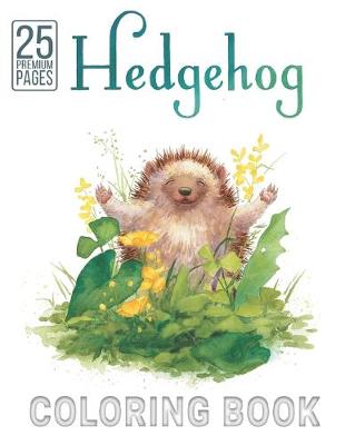 Book cover for Hedgehog Coloring Book