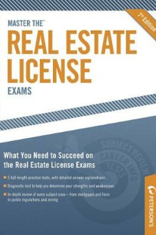 Cover of Master the Real Estate License Examinations
