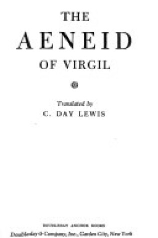 Cover of The Aeneid of Virgil