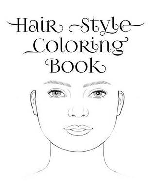 Book cover for Hair Styling Coloring Book