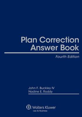 Book cover for Plan Correction Answer Book, Fourth Edition
