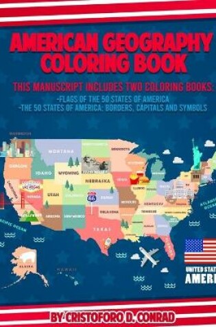 Cover of American Geography Coloring Book
