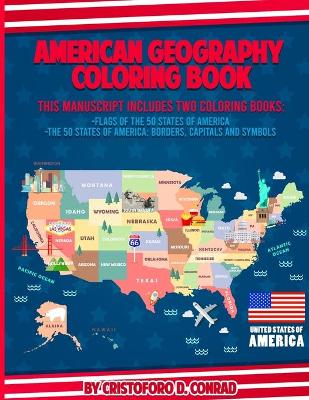 Book cover for American Geography Coloring Book