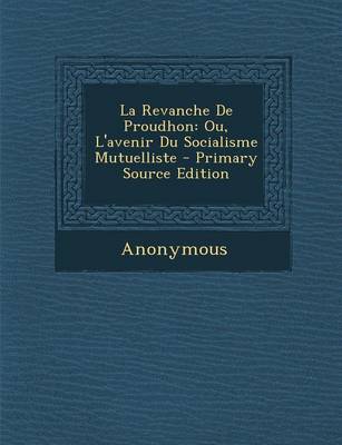 Book cover for La Revanche de Proudhon