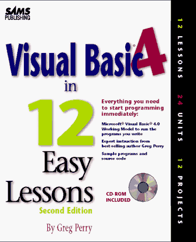 Book cover for Visual Basic 4 in 12 Easy Lessons