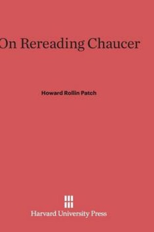 Cover of On Rereading Chaucer