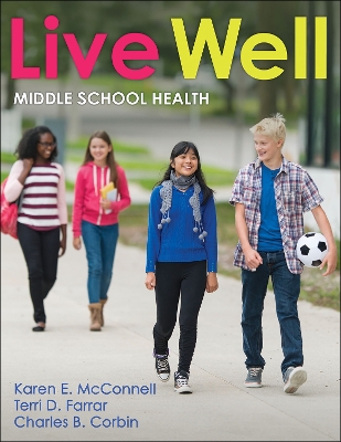 Book cover for Live Well Middle School Health