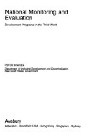 Cover of National Monitoring and Evaluation