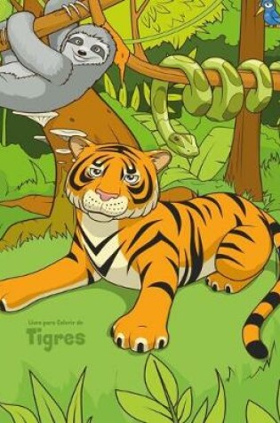 Cover of Livro para Colorir de Tigres