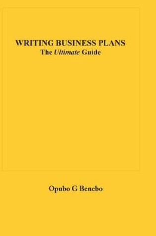 Cover of Writing Business Plans
