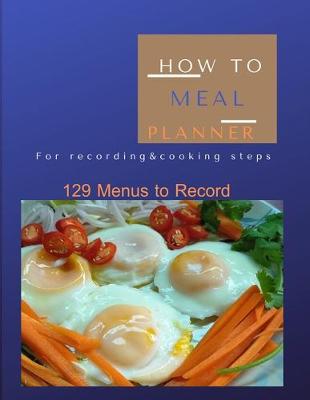 Book cover for How to Meal Planner