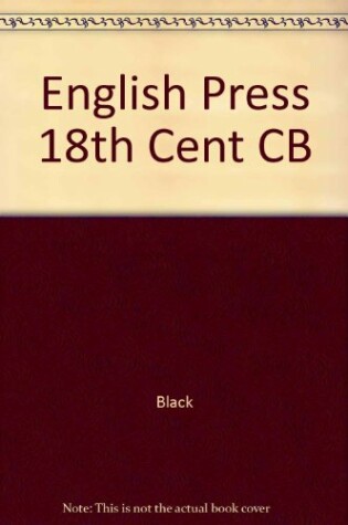 Cover of English Press 18th Cent CB