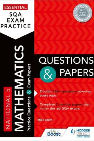 Cover of Essential SQA Exam Practice: National 5 Mathematics Questions and Papers