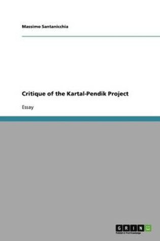 Cover of Critique of the Kartal-Pendik Project