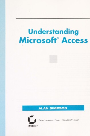 Cover of Understanding Microsoft Access