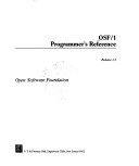 Book cover for OSF/1 Programmer's Reference Release 1.2