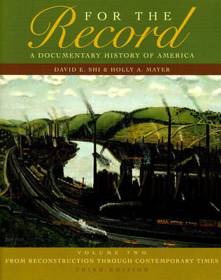 Book cover for For the Record