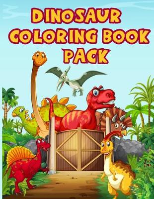 Book cover for Dinosaur Coloring Book Pack