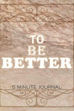 Cover of To Be Better