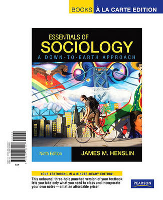 Book cover for Essentials of Sociology, a Down-To-Earth Approach, Books a la Carte Edition