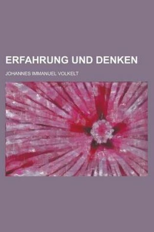 Cover of Erfahrung Und Denken