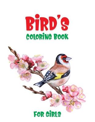 Book cover for Bird's Coloring Book For Girls