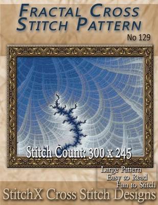 Book cover for Fractal Cross Stitch Pattern - No. 129