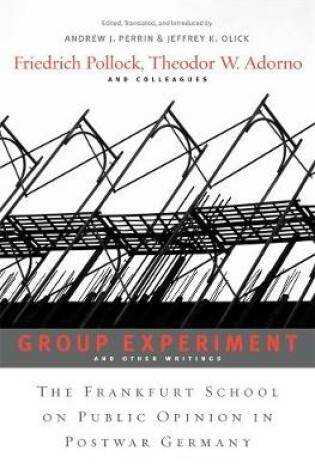 Cover of Group Experiment and Other Writings