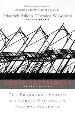 Book cover for Group Experiment and Other Writings