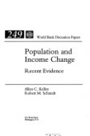 Cover of Population and Income Change