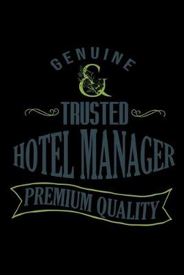 Book cover for Genuine trusted hotel manager premium quality