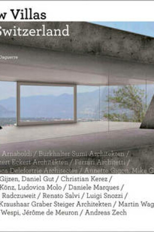 Cover of New Villas in Switzerland