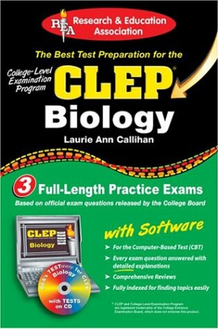 Cover of CLEP Biology (Rea) - The Best Test Prep for the CLEP Exam